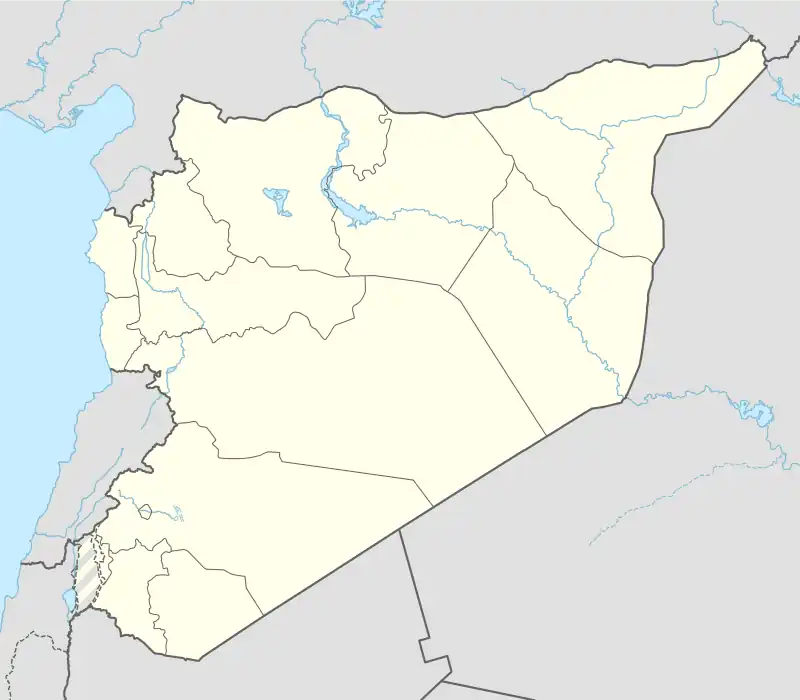 Kfar Daʽel is located in Syria