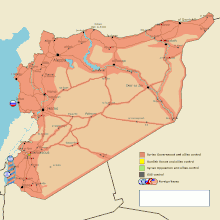 Image 6Territorial changes of the Syrian Civil War, October 2011 – March 2019. (from 2010s)