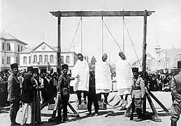 Hanging during the Arab Revolt, 1916–1918