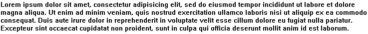 Lorem ipsum text rendered in the System font