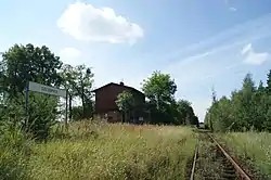 Szczepice train stop
