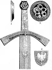 Obverse of the hilt