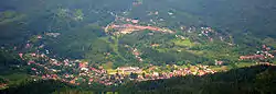 Szczyrk as seen from Skrzyczne mountain