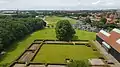 View to the festival grounds from the old watertower