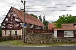 Half-timbered farmhouse