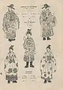 Officers and military mandarins of the Nguyễn dynasty military.