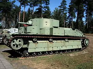 Soviet-made T-28E captured by the Finnish Defence Forces