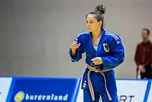 Katharina Tanzer fights in the final of the Austrian State Championships 2016