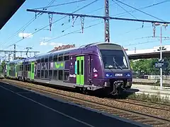 A Rhone-Alpes liveried set at Villefranche sur Saône.