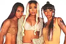 TLC in 1999; left to right: Rozonda "Chilli" Thomas, Tionne "T-Boz" Watkins, Lisa "Left Eye" Lopes