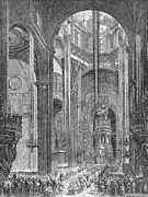 Interior of the Cathedral, 1884 by Frederick A. Ober