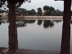 View of the temple tank