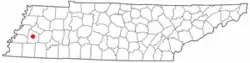 Location in the state of Tennessee