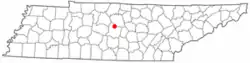 Location of Walterhill, Tennessee
