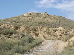 Caperutxa hill with the remains of Saida castle