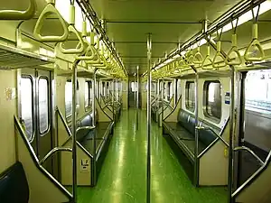 Interior of an EMU500 train