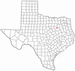 Location of Alma, Texas