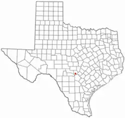 Location of Boerne, Texas