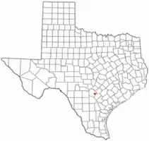 Location of China Grove, Texas