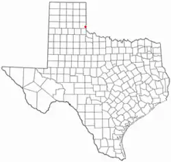 Location of Dodson, Texas
