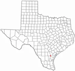 Location of Lake City, Texas