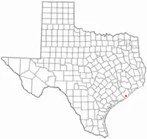 Location in Brazoria County in the state of Texas