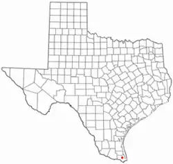 Location of Lozano, Texas