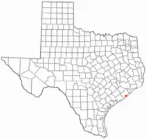 Location of Oyster Creek, Texas