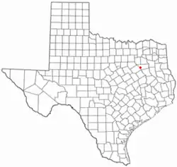 Location of Trinidad, Texas