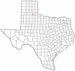 Location of Turkey, Texas