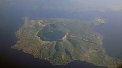 Taal in Batangas is the second most active volcano in the Philippines