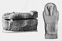 Tabnit sarcophagus (front and side)