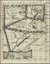 9th Map of AsiaAriana, Drangiana, Gedrosia, Arachosia, and Paropanisus