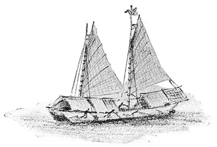 Drawing of a casco (c. 1906)