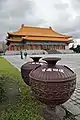 Waste containers at the National Theater in Taipei, Taiwan