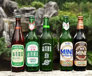 Taiwan Beer is available in a variety of lager and malt styles