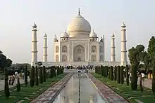 Taj Mahal in Agra city of India was constructed during the Mughal Empire