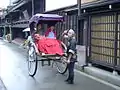 A rickshaw in Takayama