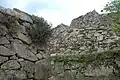 Stone wall of Hanayashiki compound