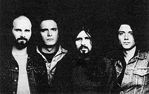 The 1977-1981 Tako lineup, from left to right: Dušan Ćućuz, Slobodan Felekatović, Đorđe Ilijin, and Miroslav Dukić.