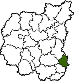 Raion location in Chernihiv Oblast