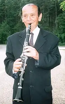 Tale Ognenovski with his Buffet Crampon clarinet in 2006