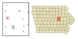 Location of Garwin, Iowa