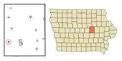 Location of Mountour, Iowa