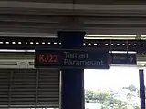 Taman Paramount station