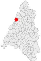 Location in Bihor County