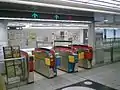 Subway ticket gates