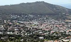 Tamboerskloof seen from Tafelberg Road on Table Mountain