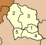 Map of subdistricts