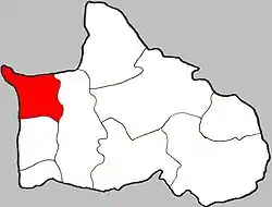 Location of Ban Rai in the district